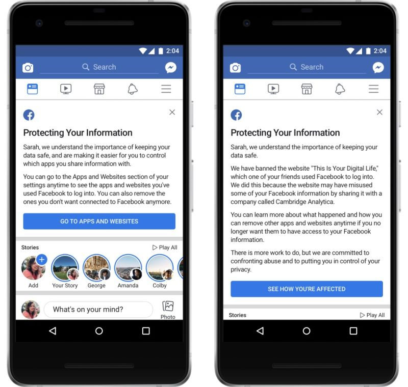 Illustration for article titled Cómo saber si eres uno de los usuarios de Facebook afectados por el caso Cambridge Analytica